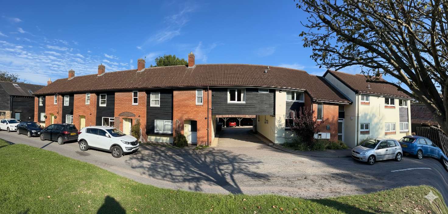 Beautiful village landscape in Ashwell, Hertfordshire